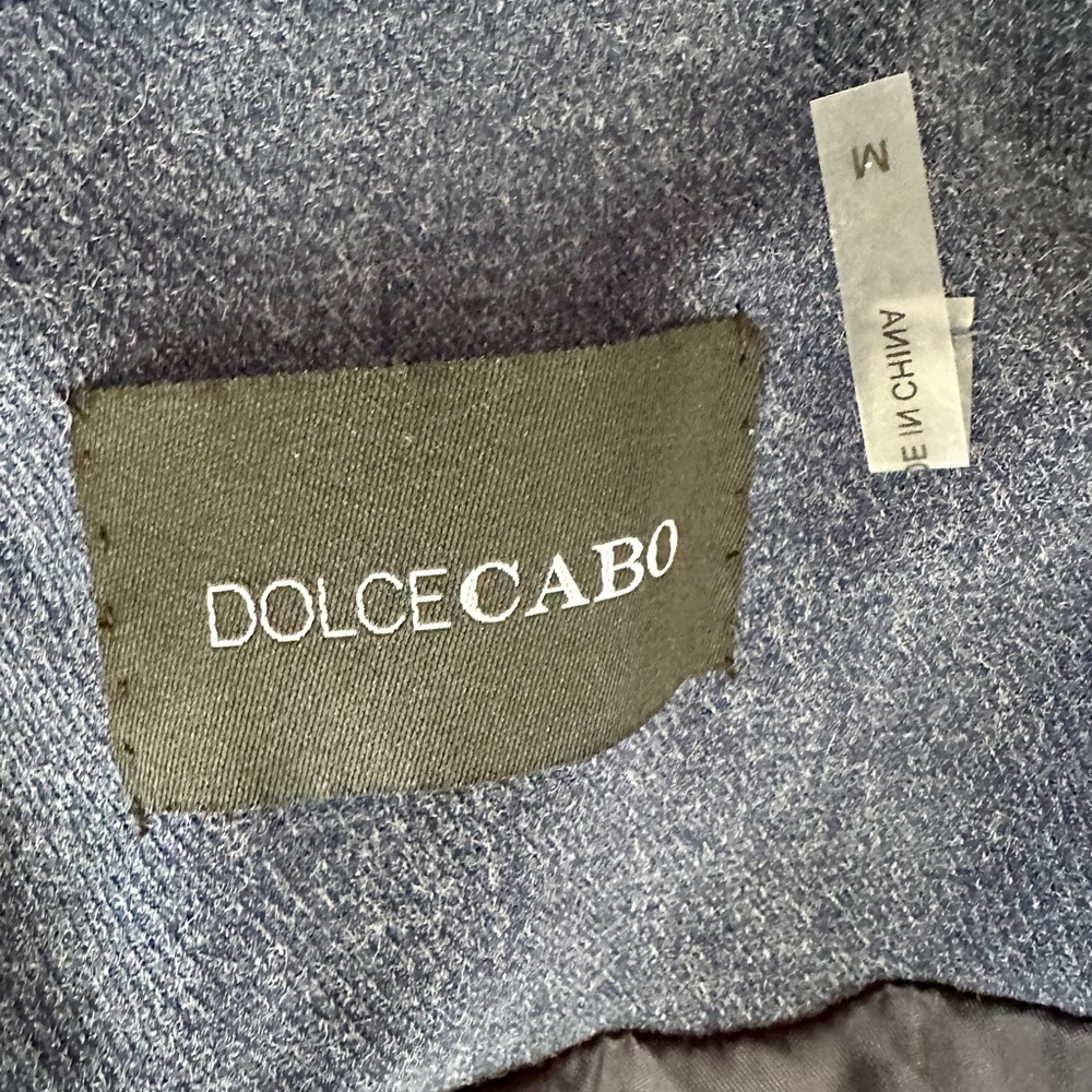 Dolce Cabo Navy Tailored Blazer with Contrast Trim - Picture 8 of 12
